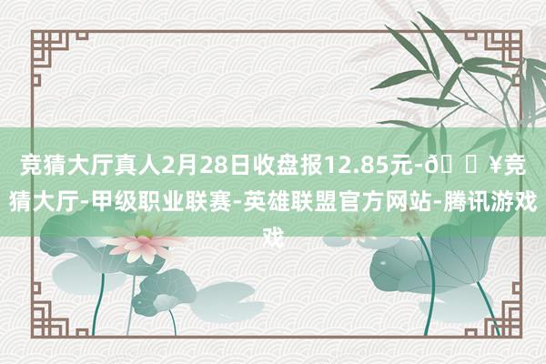 竞猜大厅真人2月28日收盘报12.85元-🔥竞猜大厅-甲级职业联赛-英雄联盟官方网站-腾讯游戏